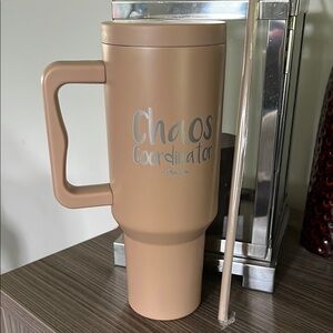 Chaos Coordinator 40oz twist lid straw Tumbler